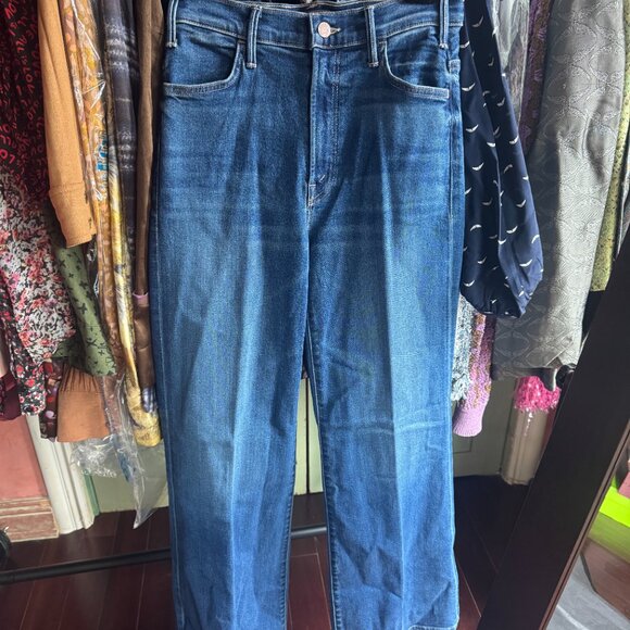 NWOT! 👖 MOTHER The Hustler Roller Sneak Jeans – Easy Does It – Size 28 - Picture 4 of 7